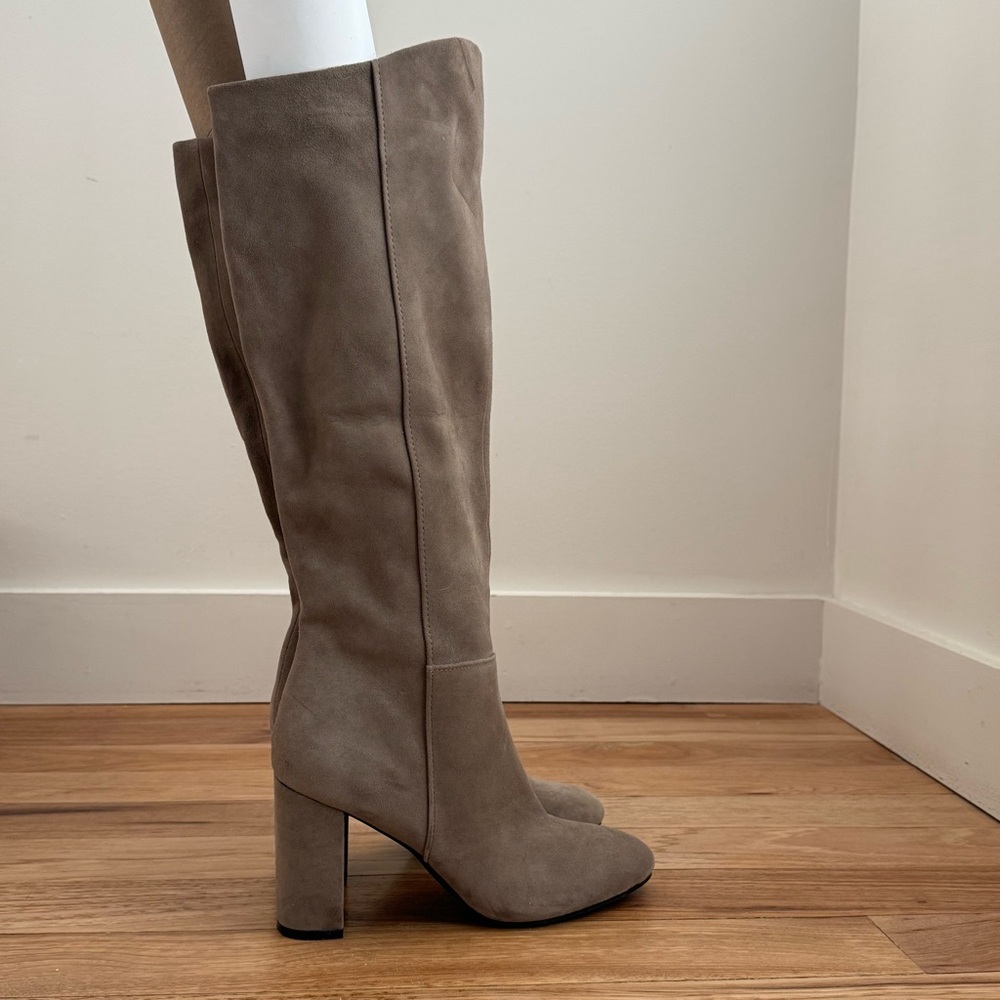 Calvin Klein Women's Almay Tall Knee High Heeled Dress Boots sz 7.5